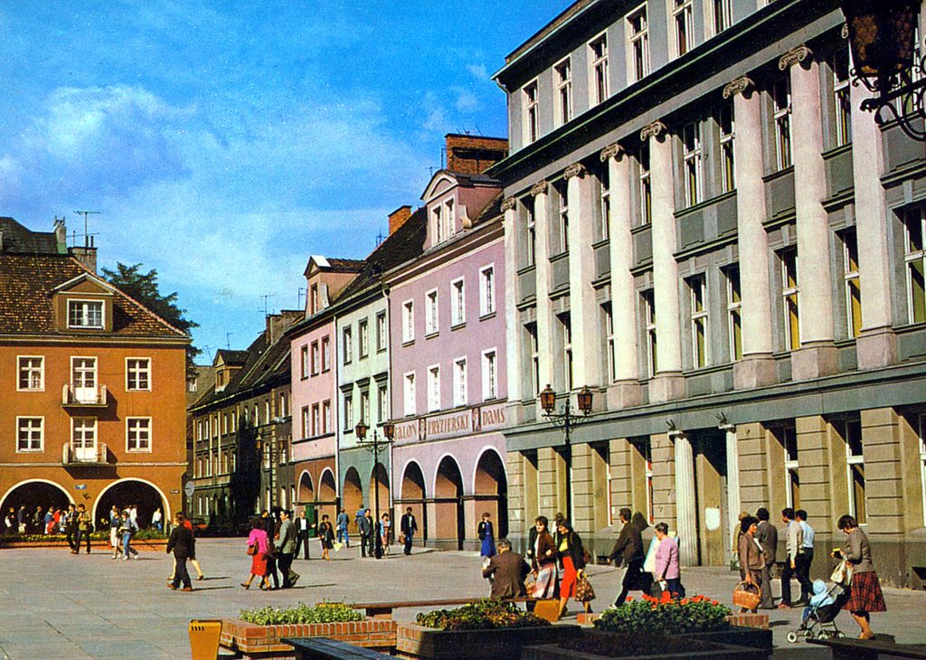 Rynek w Gliwicach, lata 80.