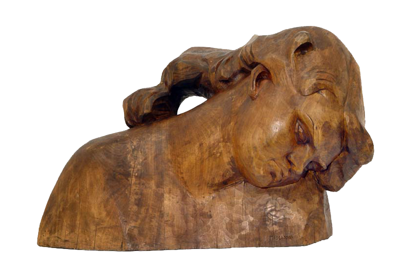 Portret żony, rzeźba ze zbiorów Muzeum w Gliwicach