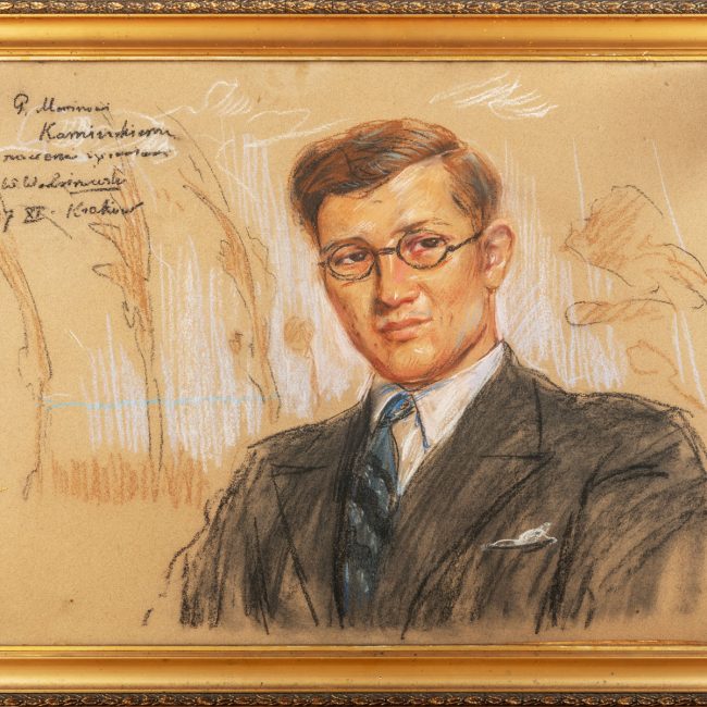 Portret Marcin Kamińskiego autorstwa W. Wodzianowskiego