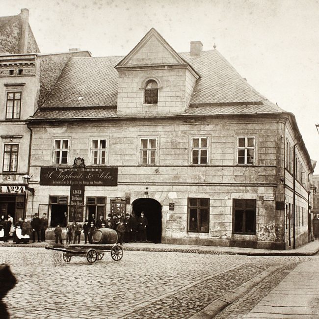 Pierwsza kamienica Troplowitzów na Rynku w Gliwicach