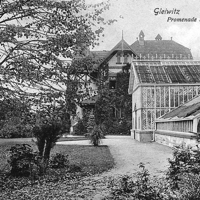 Palmiarnia i Domek Ogrodnika, ok. 1920 r.